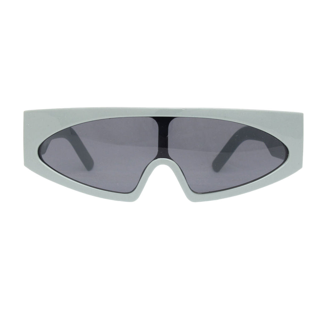 Women’s Modern Thin Visor Sunglasses Blue Stylish Eyewear