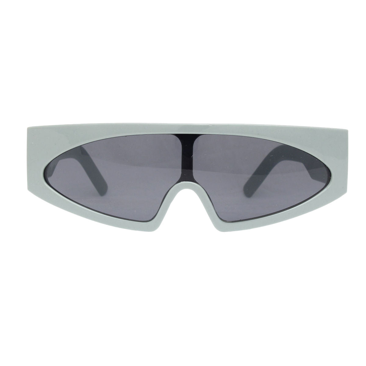 Women’s Modern Thin Visor Sunglasses Blue Stylish Eyewear