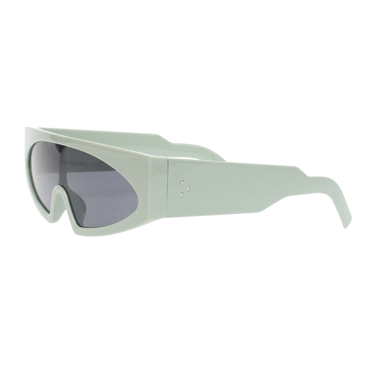 Women’s Sunglasses Green Thin Visor Modern Stylish Eyewear