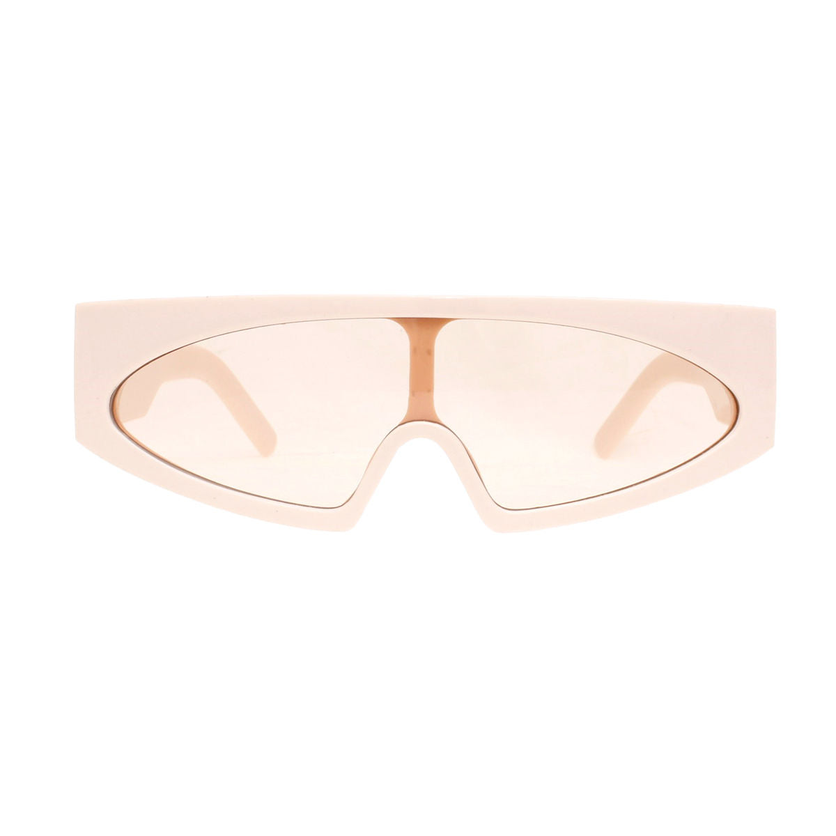 Women’s Pink Thin Visor Sunglasses Stylish Modern Eyewear