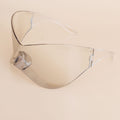 Women’s Clear Sunglasses Mask Wrap Stylish Eyewear Accessory