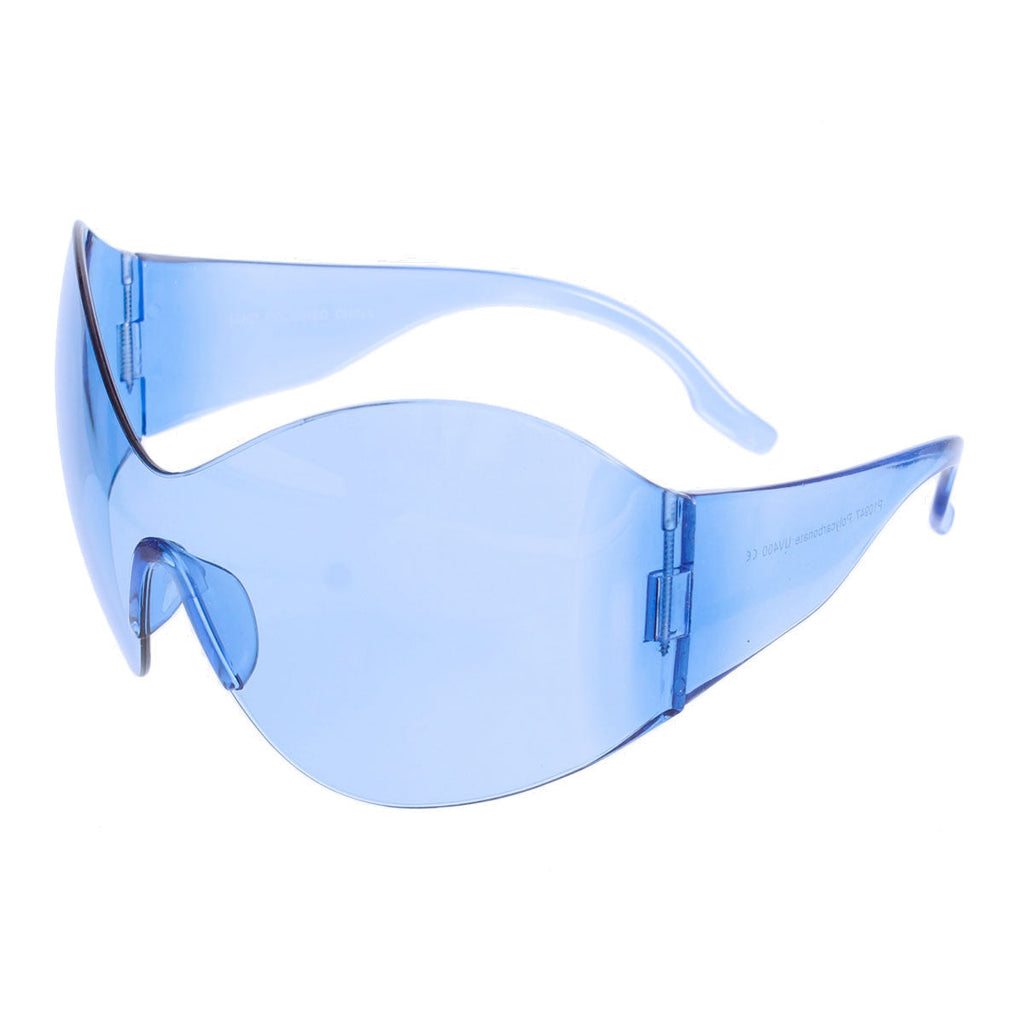 Women’s Blue Butterfly Mask Sunglasses Stylish Eyewear