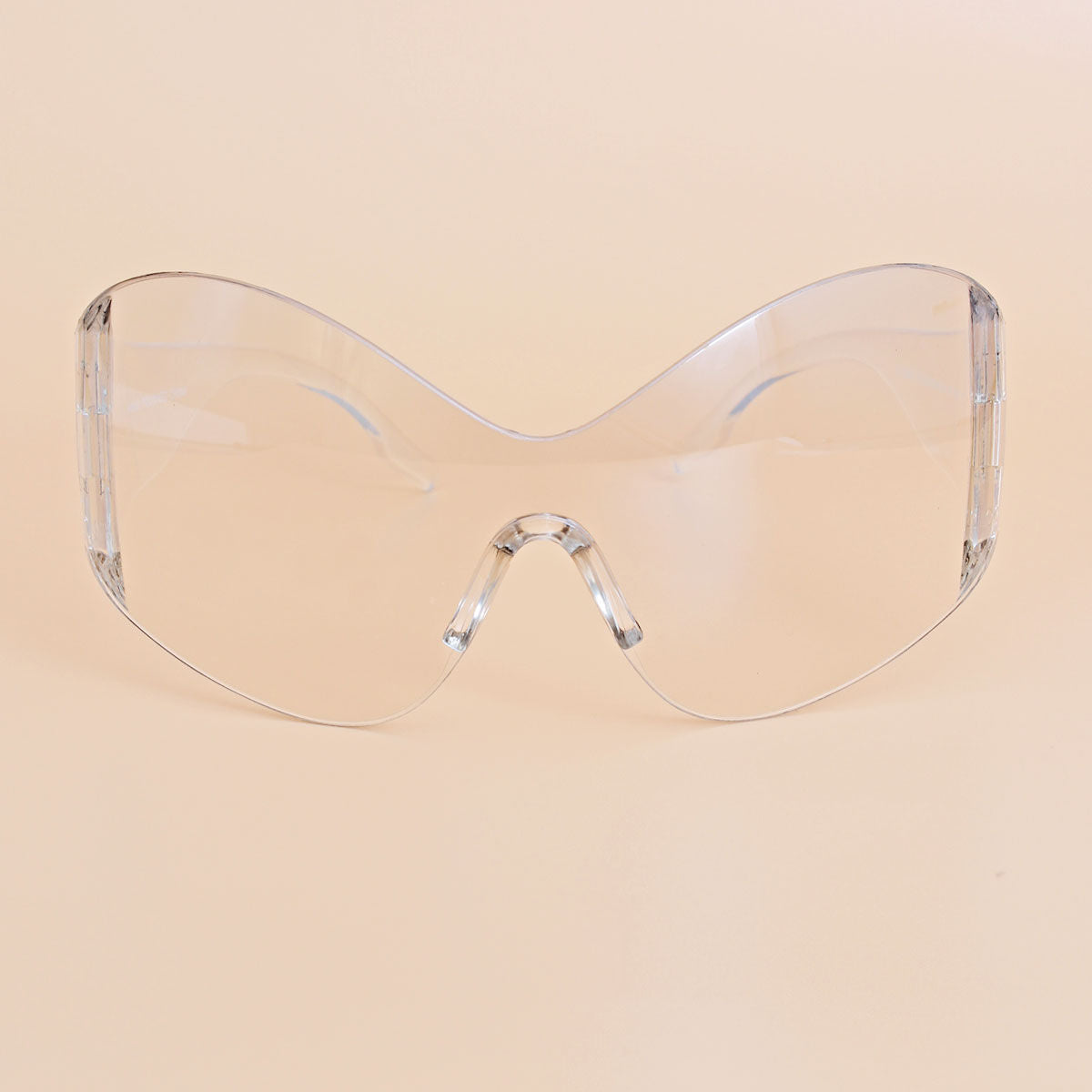 Women’s Clear Butterfly Mask Sunglasses Stylish Eyewear
