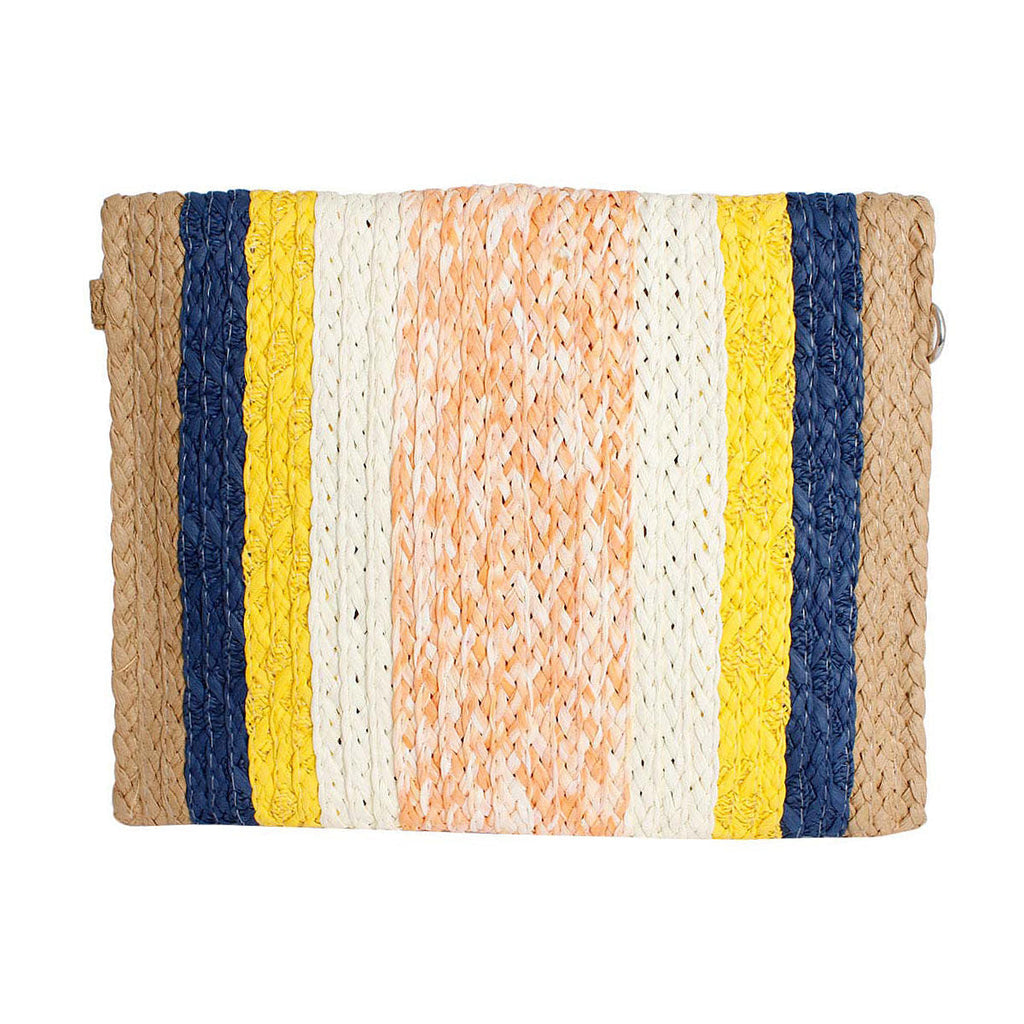 Flap Clutch with Multi Ring Pattern – Stylish Statement Accessory