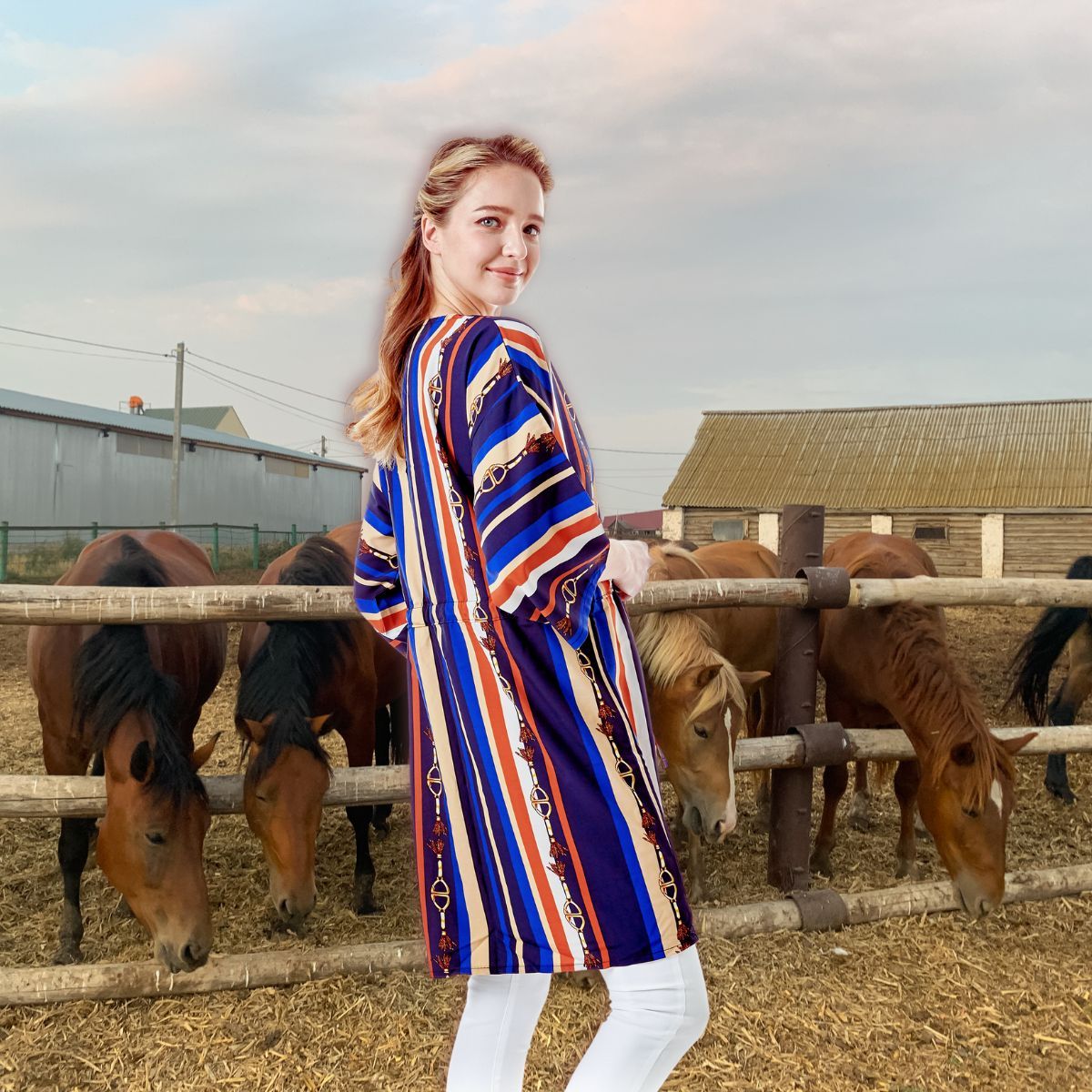 Trendy Cover-Up Horsing Around Stylish Fashion Accessory