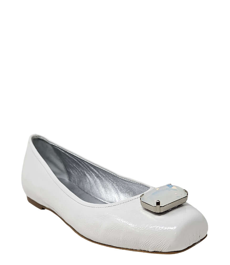 Marion White Jeweled Ballet