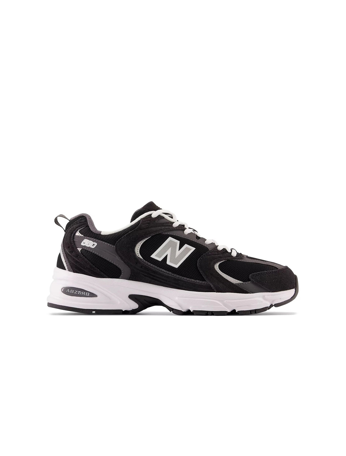 New Balance Mens 530 Running Shoes - Black/White