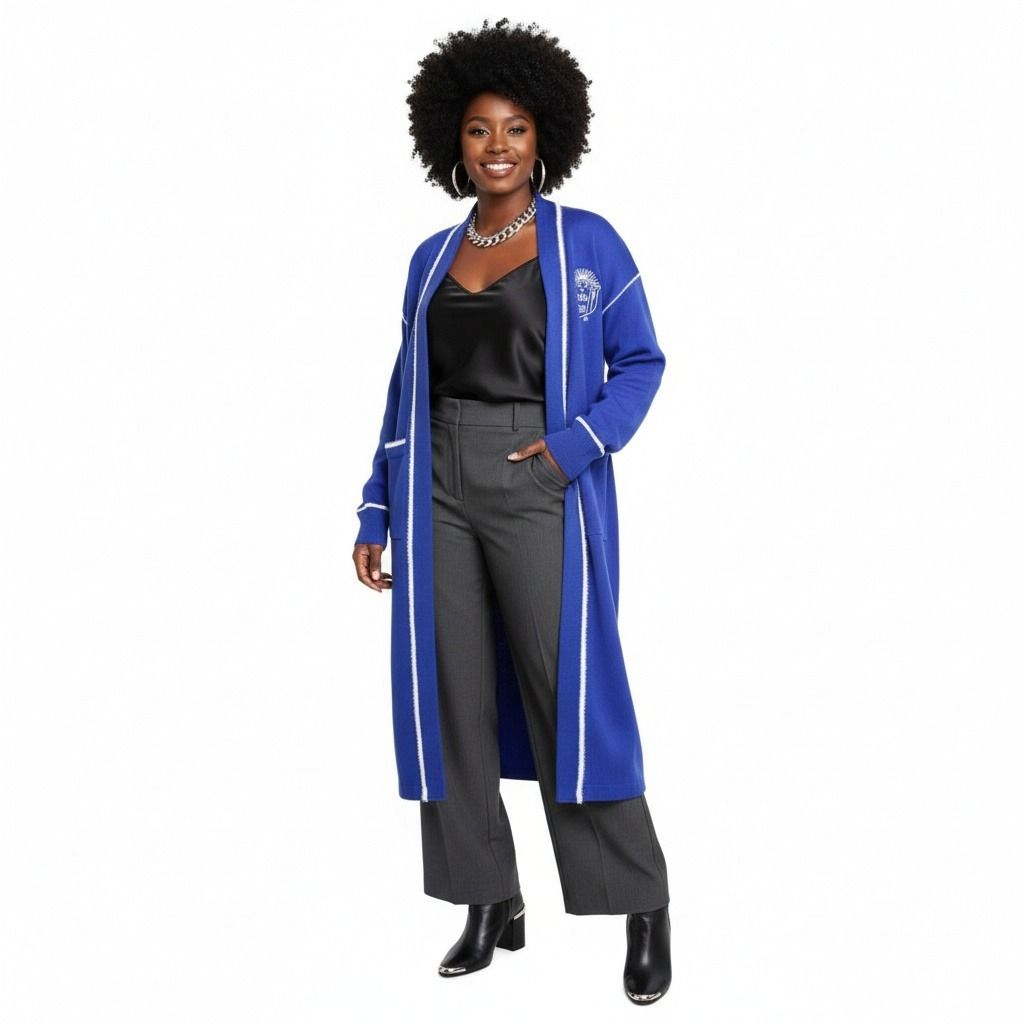 Women’s Long Duster Cardigan X Large Sorority Stylish Casual Layered