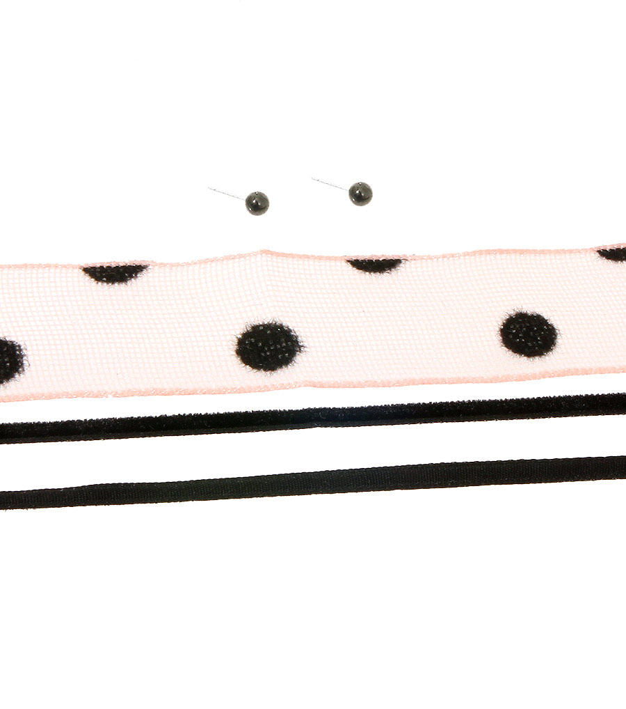 Fashion Choker Pink Lace Stylish Elegant Necklace Accessory