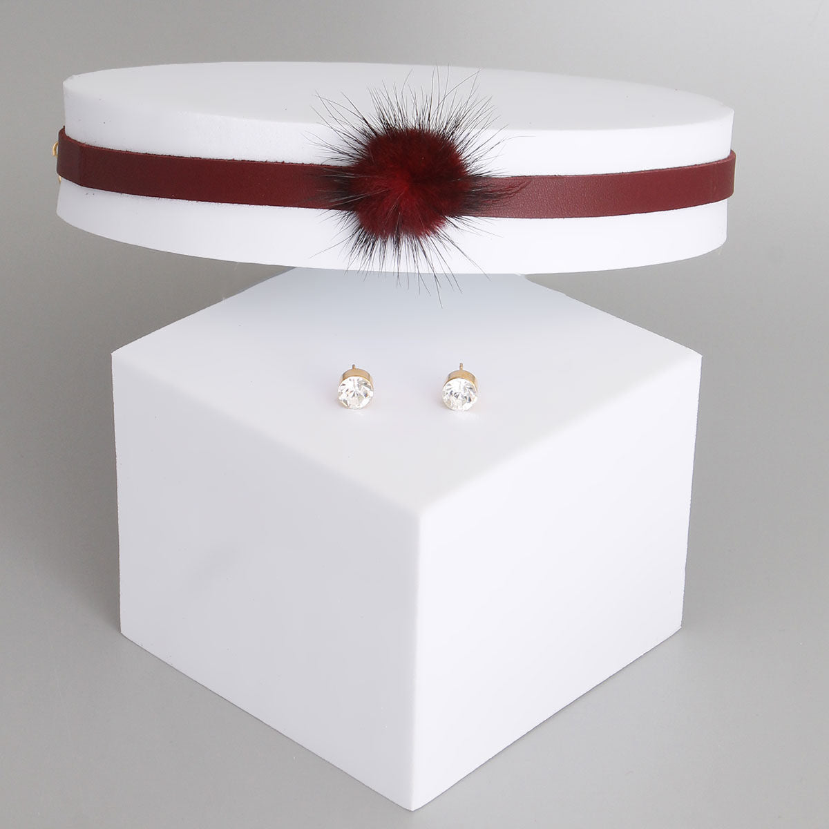 Statement Pom Pom Choker Necklace Trendy Stylish Accessory