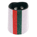 Rhinestone Bracelet Snap Bling Stylish Statement Jewelry Accessory