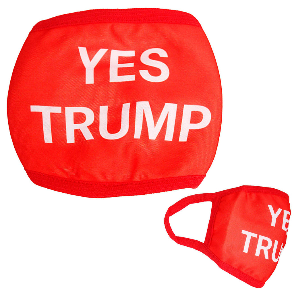 Fashion Face Mask Red YES TRUMP Stylish Accessory