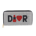 Designer Clear Stone Wallet Stylish Fashion Accessory
