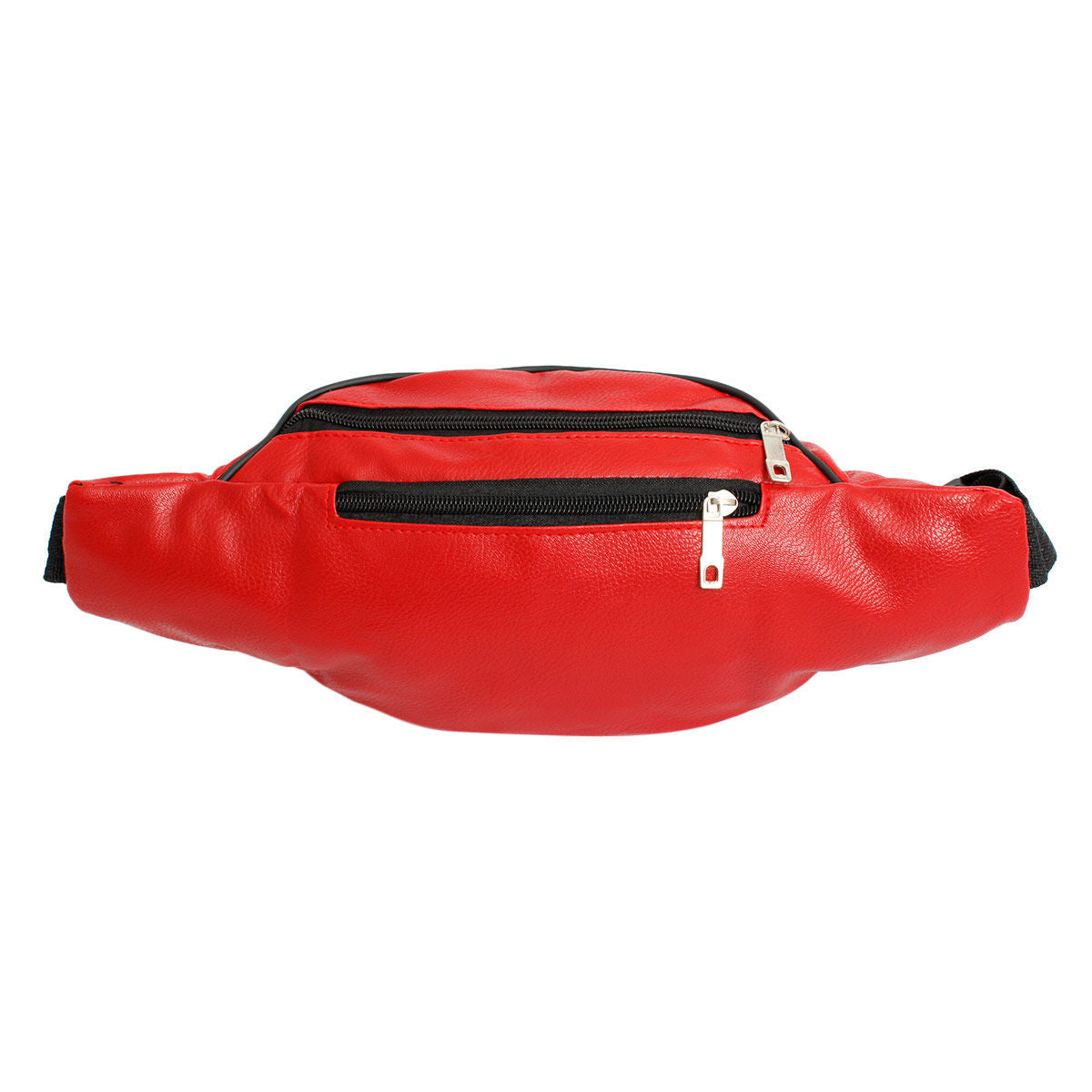 Women’s Fanny Pack 80’s Red 5-Pocket Waist Bag Stylish Casual Accessory