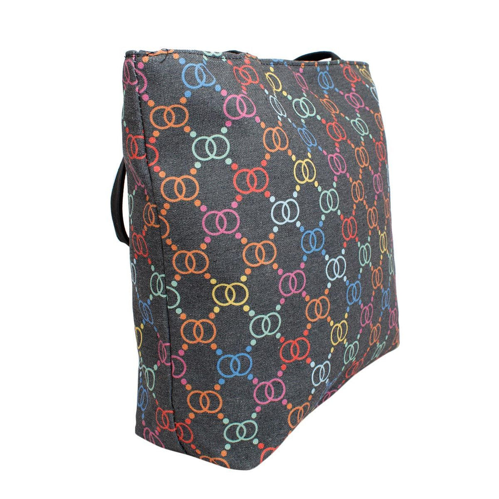 Canvas Tote Bag for Women Multicolor Luxe Link Stylish Casual Fashion Handbag