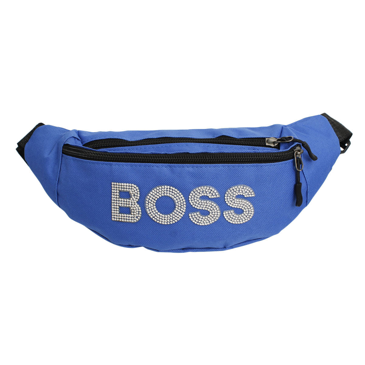 Women’s Fanny Pack Blue Rhinestone BOSS Bag Stylish Accessory