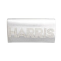 Women’s Silver Harris Campaign Clutch Bag Stylish Fashion Handbag