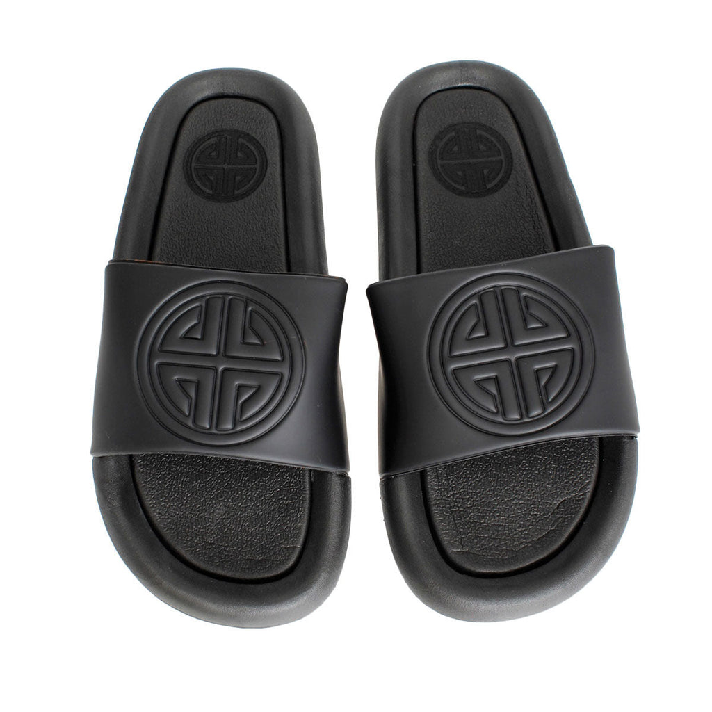 Slide Sandals Size 7 Black Casual Stylish Footwear