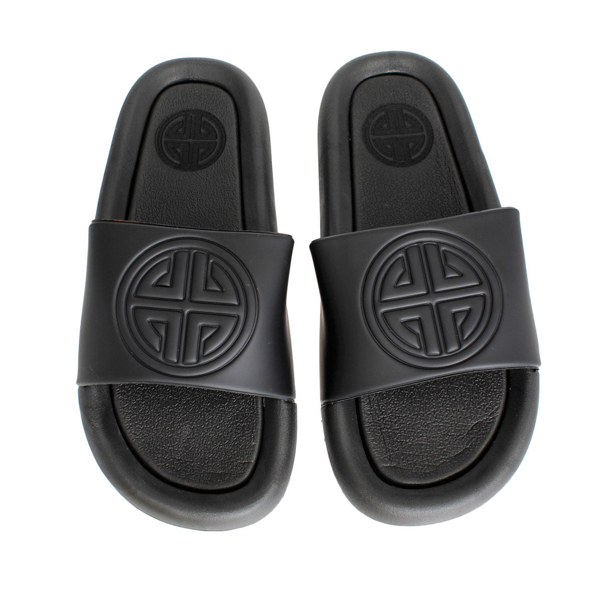 Slide Sandals Size 7 Black Casual Stylish Footwear