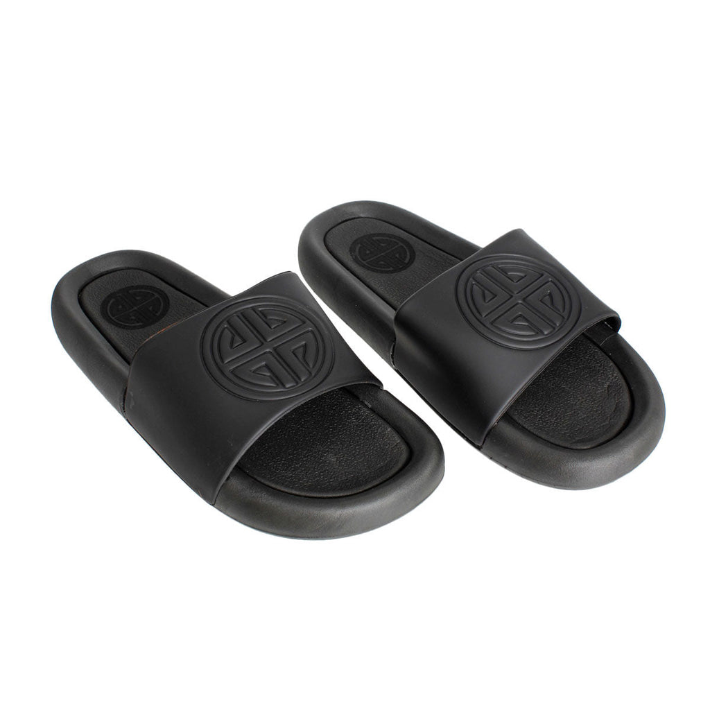 Slide Sandals Size 7 Black Casual Stylish Footwear