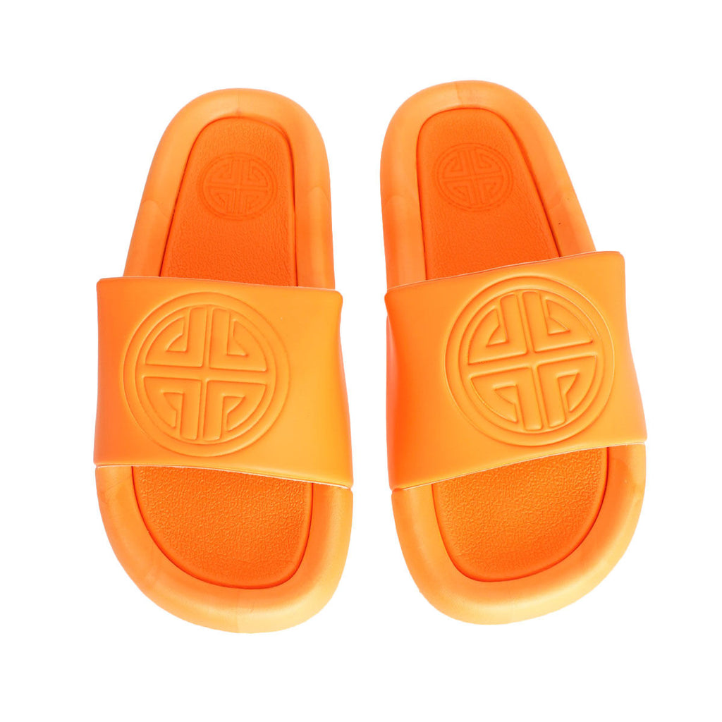 Trendy Orange Cloud Slide Sandals Size 9