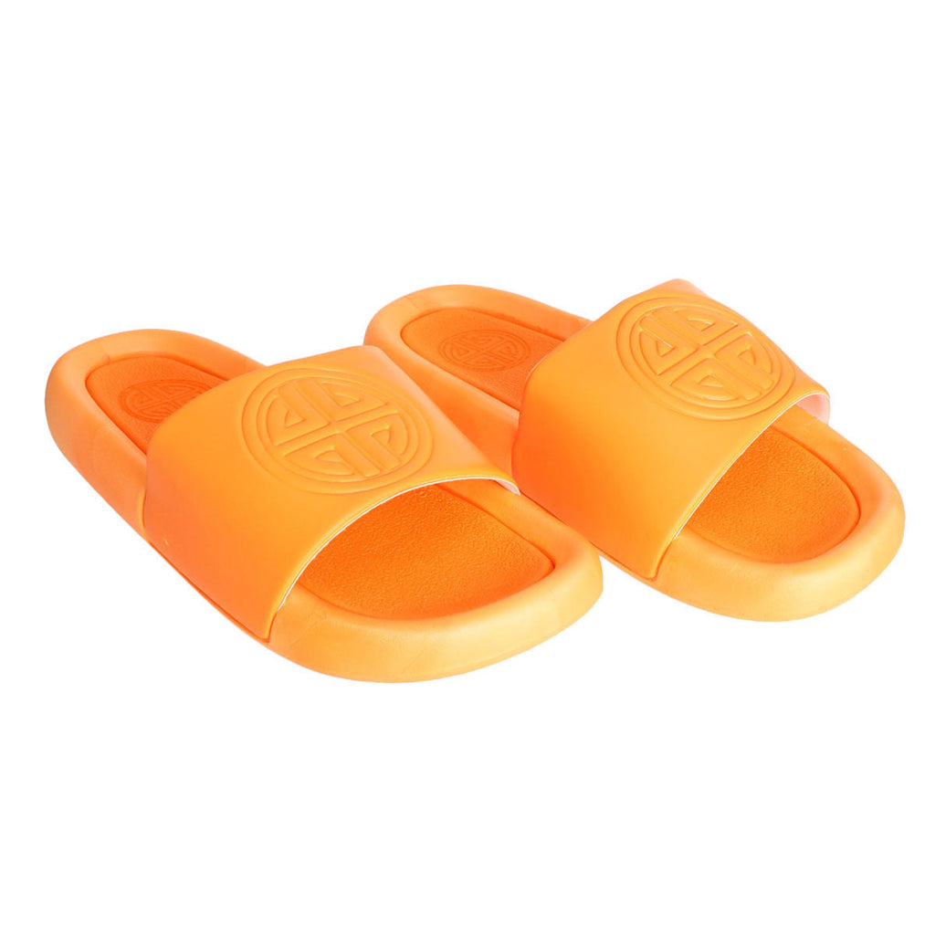 Trendy Orange Cloud Slide Sandals Size 9
