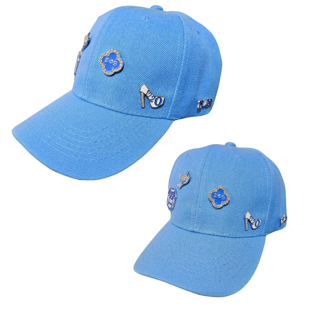 Women’s Blue Canvas Baseball Cap Casual Stylish Hat