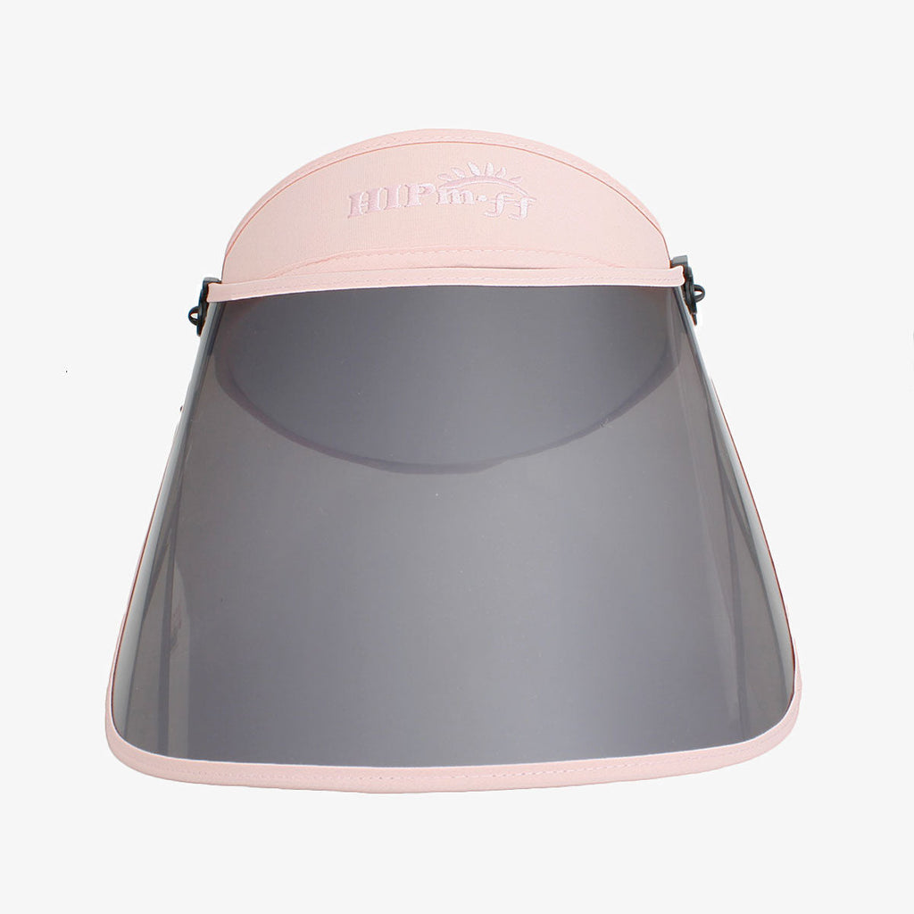 Face Shield Visor Pink UPF50+ Stylish Protective Accessory