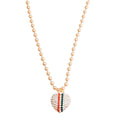 Statement Necklace Heartfelt Harmony Stripe Ball Trendy Chic Jewelry Accessory