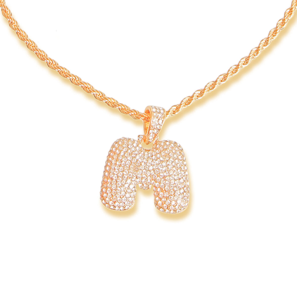 Initial Pendant Necklace Trendy Fashion Jewelry Accessory