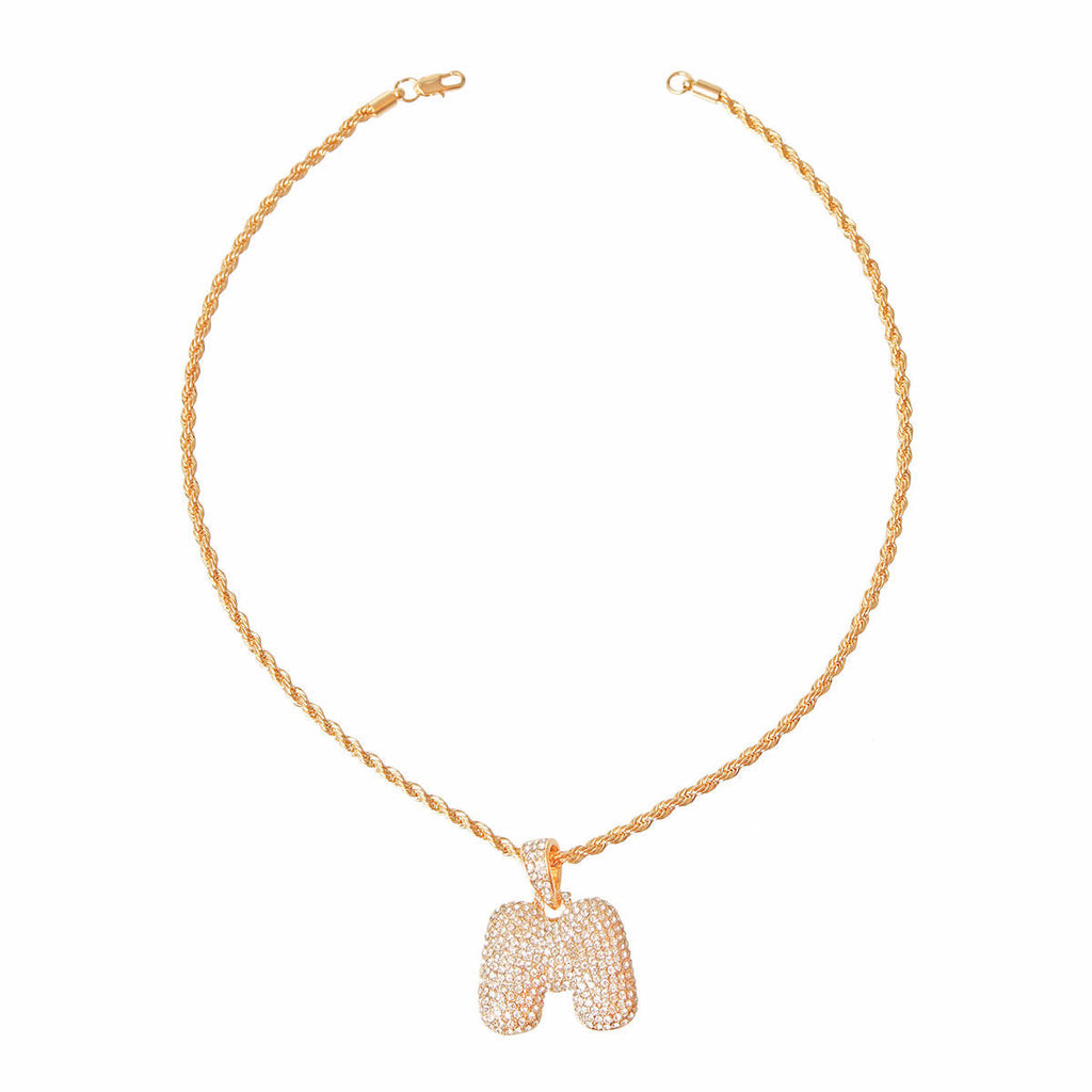 Initial Pendant Necklace Trendy Fashion Jewelry Accessory