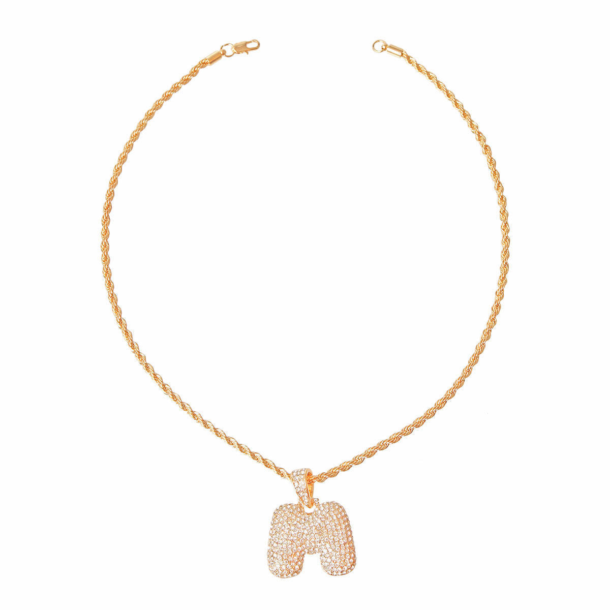 Initial Pendant Necklace Trendy Fashion Jewelry Accessory