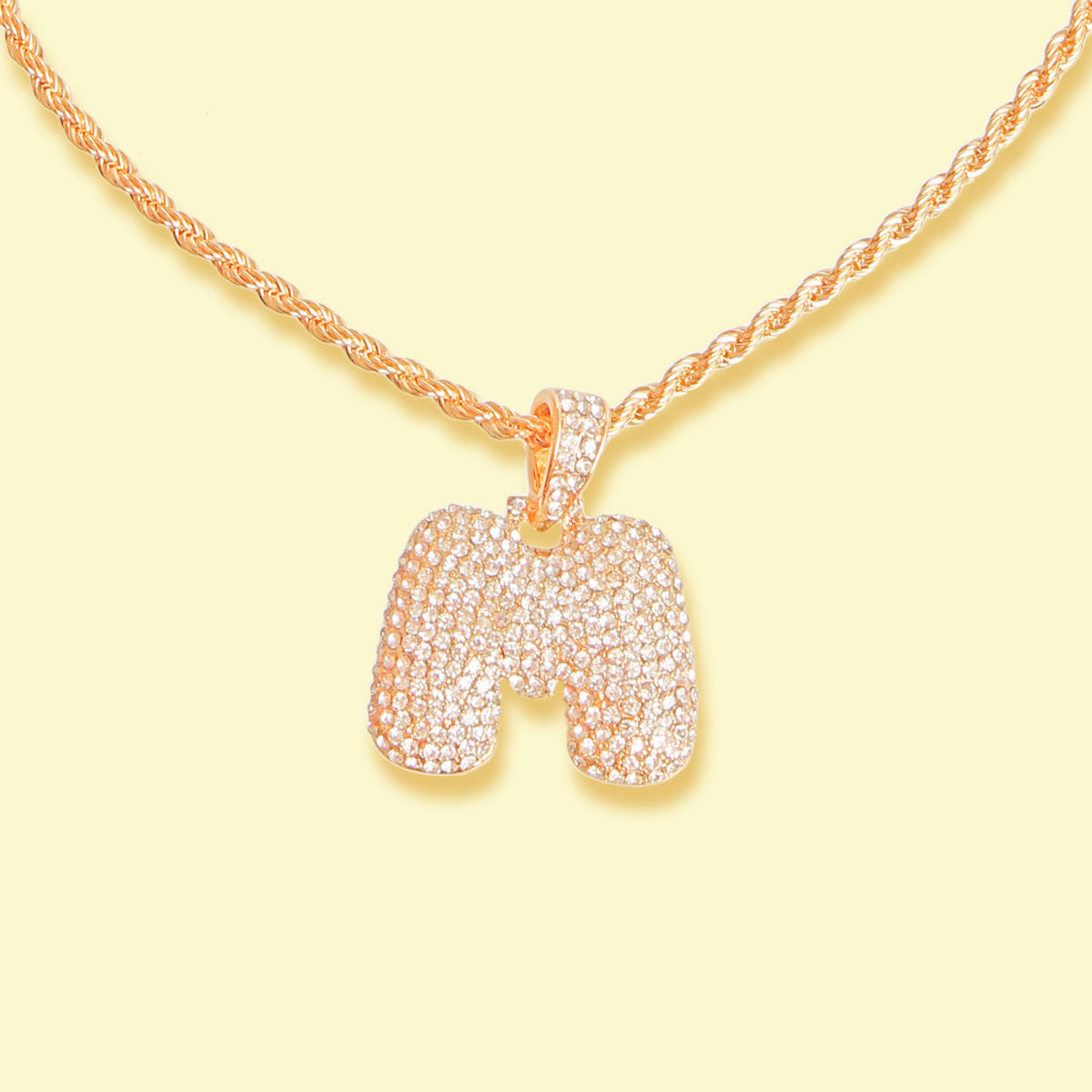 Initial Pendant Necklace Trendy Fashion Jewelry Accessory