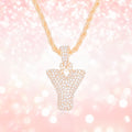 Rhinestone Gold Statement Necklace Y Design Stylish Jewelry Accessory