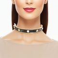 Casting Choker Necklace Heavy Black Bee Statement Jewelry Accessory