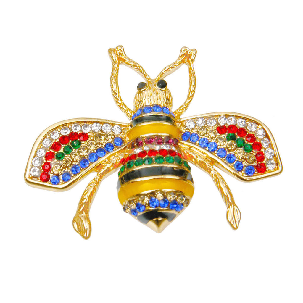 Statement Brooch Colorful Bee Pin Trendy Fashion Jewelry Accessory