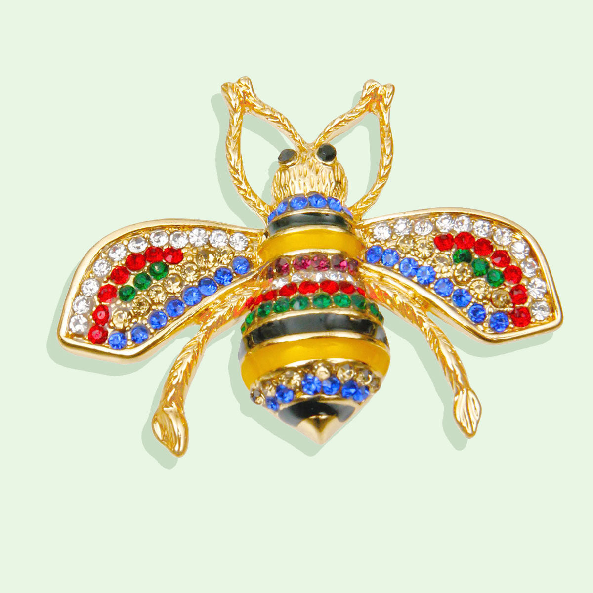 Statement Brooch Colorful Bee Pin Trendy Fashion Jewelry Accessory
