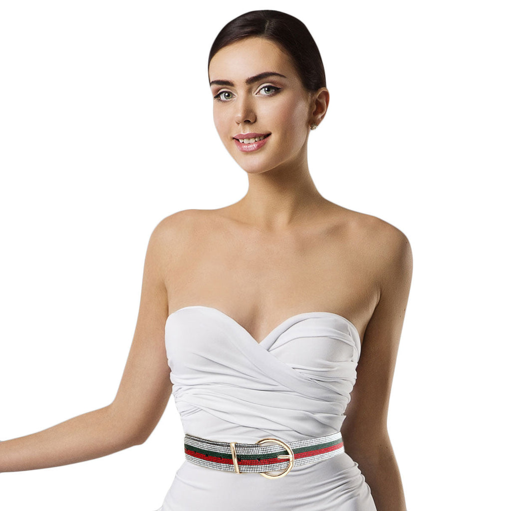Rhinestone Belt Stylish Statement Accessory by I AM A FASHION JUNKY