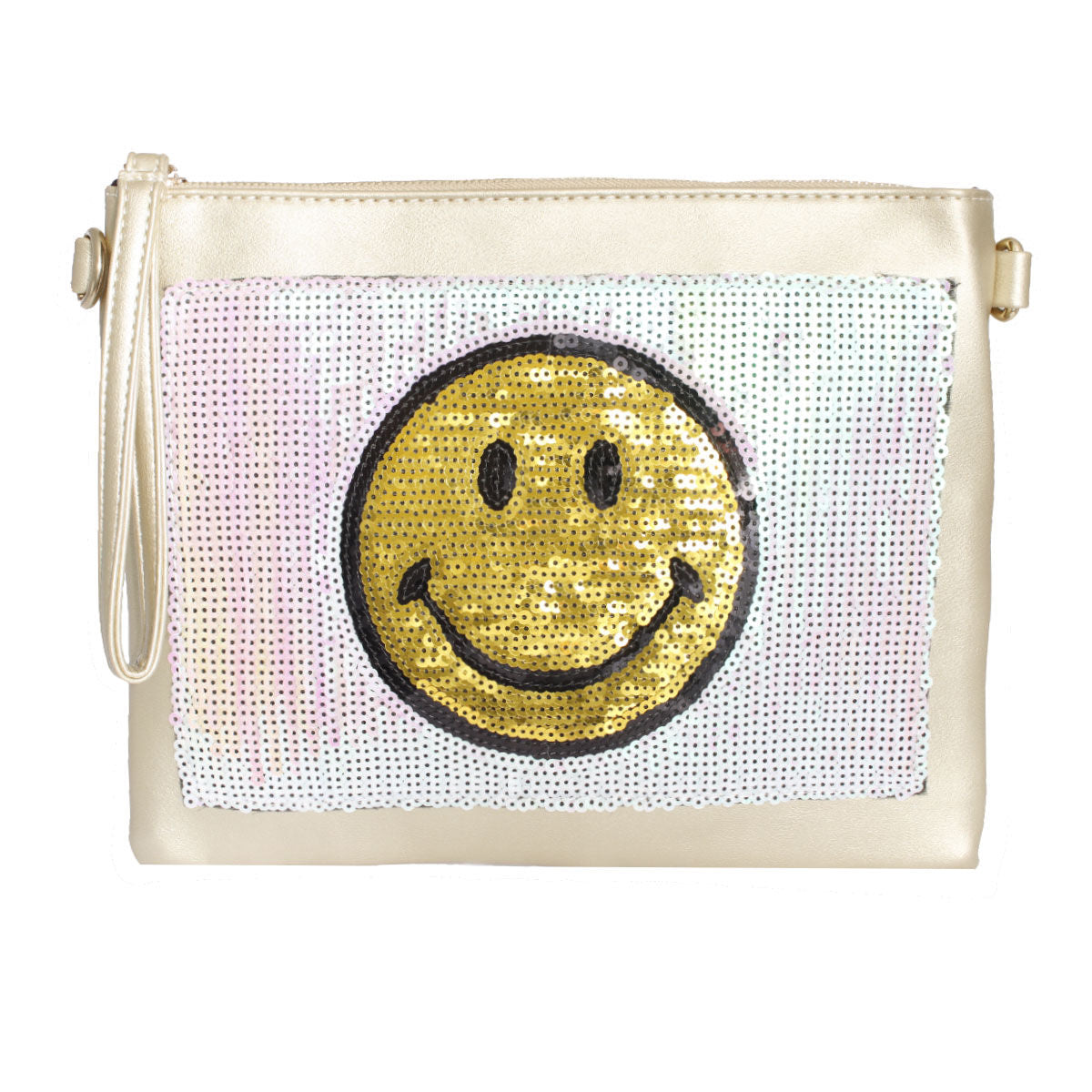Fashion Clutch Gold Sequin Stylish Statement Evening Bag