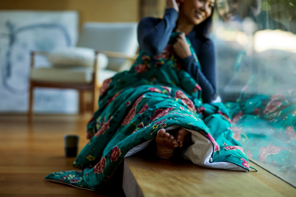 Open Road Portable Silk Throw Set
