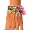 Horseshoe Bracelets with Rainbow Elephant Accent – Trendy Statement Jewelry