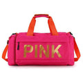 Travel Duffel Bag Fuchsia Canvas Stylish Casual Accessory