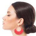 Seed Bead Draped Earrings Stylish Statement Jewelry
