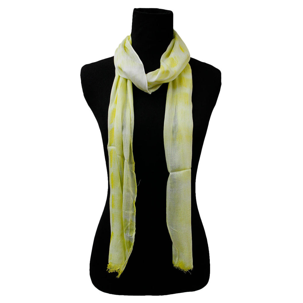 Lightweight Yellow Long Scarf Stylish Casual Accessory