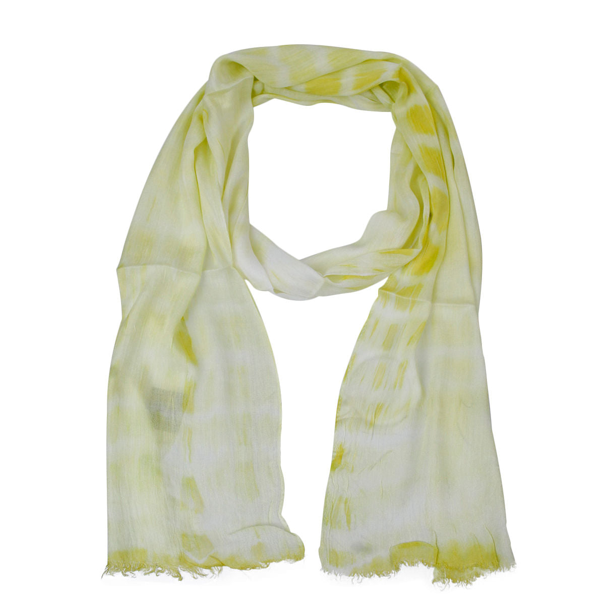 Lightweight Yellow Long Scarf Stylish Casual Accessory