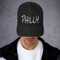 Philly Trucker Cap | Handwritten Embroidered Philadelphia Hat
