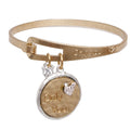 Wire Be Yourself Bracelet Burnished Gold Stylish Statement Jewelry
