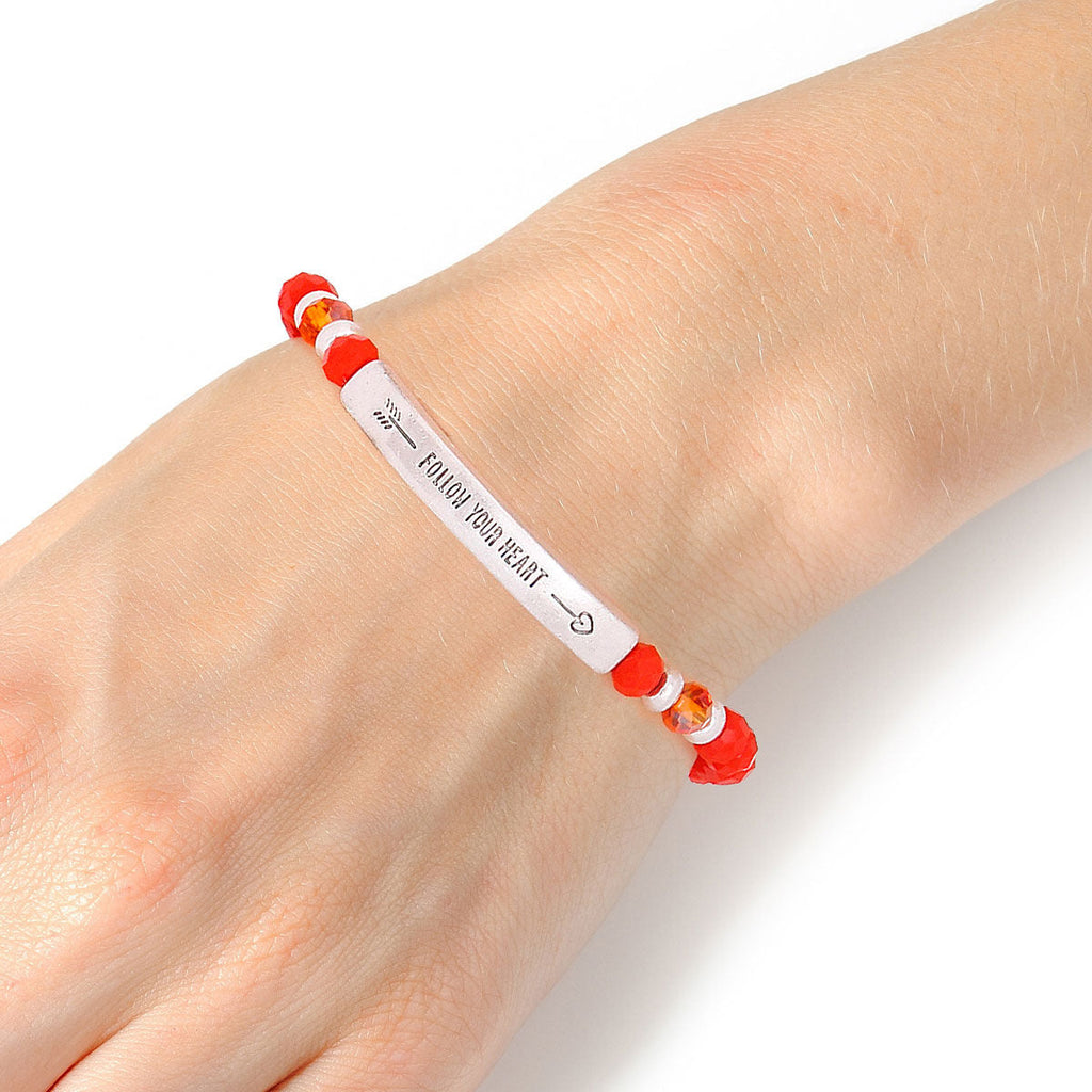 Bracelet Coral Follow Your Heart Stylish Fashion Jewelry Accessory