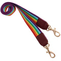 Canvas Bag Strap with Rainbow Stripe – Trendy Fashion Accessory