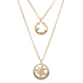 Layered Gold Puzzle Cutout Statement Necklaces Stylish Chic Jewelry